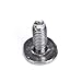 10 Sets Cone Screwback Spikes Studs 25mm Silver / Iron with Nickel Plating, Can Bring You A Lot of DIY Pleasure