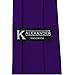 K Alexander Dark Purple Mens SOLID Satin Neck Tie