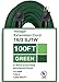 Thonapa Weatherproof Outdoor Extension Cord 100 ft, 16/3 SJTW 100ft Green Extension Cord 3 Prong, Long Exterior for Outdoor Lights & Landscaping, UL Certified - US Veteran Owned