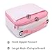 Flip Sequin Insulated Lunch Bag Durable Thermal Reusable Lunch Tote Glitter Mermaid Lunch Box for Girls(Pink)