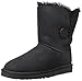 UGG Kids Girl's Bailey Button (Big Kid 2) Black, 5 Big Kid M