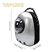 Oranlife Pet Carrier Portable Backpack Space Capsule Bubble Puppy Carrier Traveler Knapsack Waterproof Backpack Breathable Bag for Cats Dogs and Small Animals-Sliverthumb 2