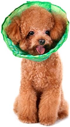Premium Plush E-Collar Cone For Dogs &amp; Cats, Elizabethan Collar is Soft and Durable for Ultimate Bite Not Protection During Recovery, Comes in Every Size, Choose Blue, Pink, Green Plaid, Guaranteed
