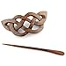 Evolatree Natural Hair Barrettes for Women and Men - Handmade Wood Barrette Hair Pin - Unique Wooden Hair Styling Accessories - 4