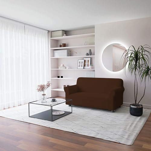 Italian Bed Linen Sofa-Schonbezug “Più Bello”, Braun, 2 PLÄTZE