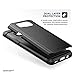 Encased Belt Clip Case for Galaxy S8 Plus, Premium Tough Protection w/Holster - R5 by Encased (Samsung S8+) (Smooth Black)