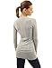 PattyBoutik Women's V Neck Ribbed Tunic Knit Top