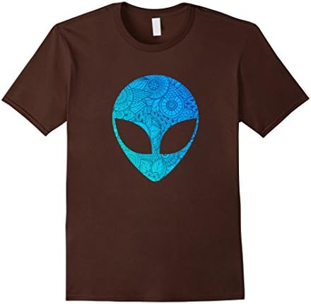 Men's Alien Shirt Mandala Edition Medium Brown
