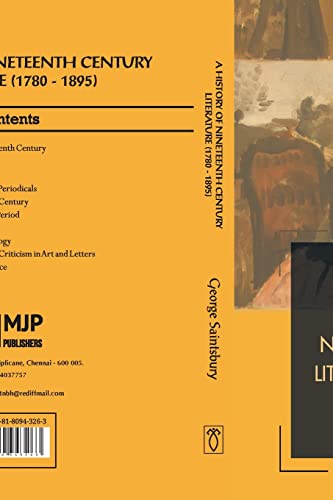 A HISTORY OF NINETEENTH CENTURY LITERATURE (1780-1895) 1