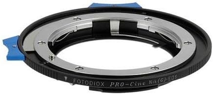 Fotodiox Pro-Cine Nikon F-Mount G-Type Pro Lens Adapter with Built-In Iris Control for Canon EF-Mount Cameras