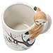 Lily's Home Hang In There Lazy Sloth 3D Animal Mug. Ceramic Cup for Sloth Lovers.10 Oz.