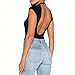 Cheapcotton Women's Cut-Out Detail On Back Bodysuit