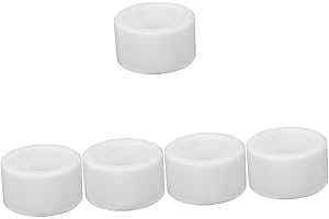 VILLFUL 5pcs PTFE Petri Dish Culture Vessel Laboratory Analysis Evaporating Dish for Science Experiments