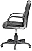 Comfort Products Mid-Back Leather Office Chair, Black