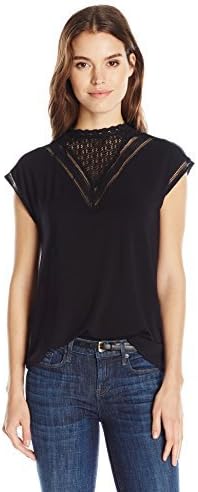 Freshman 1996 Women's Sleeveless Top with Lace and Crochet