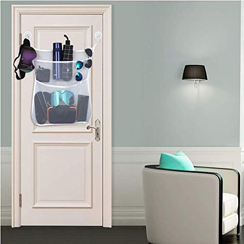 image for SUNFICON 2 Packs Mesh Shower Caddy Storage Bags Bath Toy Organizers Ba