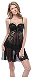 Fedo Design Women Babydoll Chemises Sleepwear Bridal Lingerie Perfect Cleavage