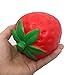 Trasfit 4.3” Jumbo Slow Rising Squishy Strawberry, Kawaii Squishy Charms, Hand Pillow Toy, Stress Relief Toy