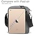 CoolBELL 10.6 inches Shoulder Bag Fabric Messenger Bag iPad Carrying case Hand Bag Tablet Briefcase Waterproof Oxford Cloth Laptop Computer Shoulder Bag for iPad/Men/Women/College/Teen,Grey