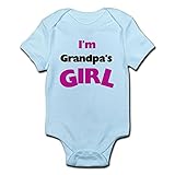 CafePress - I'm Grandpa's Girl Infant Creeper - Cute Infant Bodysuit Baby Romper