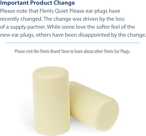 FLENTS EAR PLUGS, 50 PAIR FOR SLEEPING, SNORING, LOUD NOISE, TRAVELING, CONCERTS, CONSTRUCTION, & STUDYING, FOAM EARPLUGS, NRR 29 ‘NEW FORMULA’