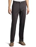 Lee Men's Comfort Waist Custom Relaxed Fit Flat Front Pant,Shadow Grey, 34W x 32L