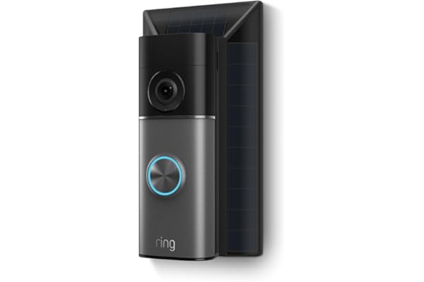 Ring Solar Charger — Compatible with Battery Doorbell (newest model), Ring Battery Doorbell Plus (newest model), Ring Battery Doorbell Pro (newest model)