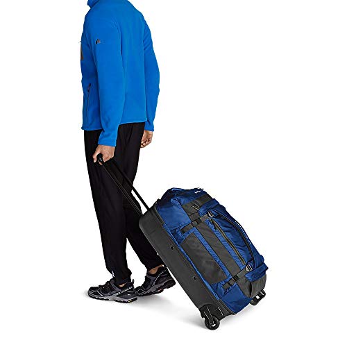 Eddie Bauer UnisexAdult Expedition DropBottom Rolling Duffel Large