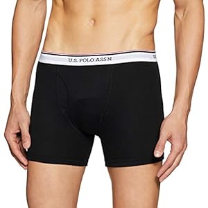 U.S. POLO ASSN. Mens Solid Cotton Mid Rise Trunks – Pack of 1