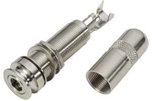 1/4in Jack - Switchcraft, Acoustic End Pin, Mono/Stereo, Nickel, W-SC-6J1233