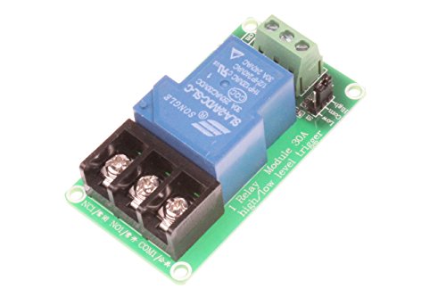 image for NOYITO 30A 1-Channel Relay Module High Low Level Trigger With Optocoup