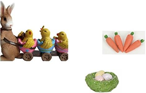 Easter Fairy Garden Figurines. Spring Garden Decor