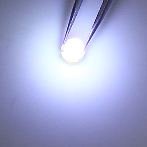 uxcell 10Pcs 12V T3 White LED Dashboard Panel Gauge Light Lamp Bulb for Car Interior