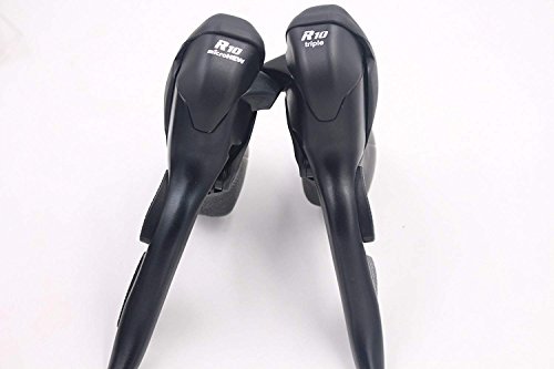 MicroNEW Black Triple 3X10 Speed Shifters Road Bicycle Leave Brake Derailleur Compatible for Shimano 105 5700 Tiagra 4600