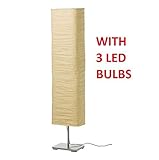 Ikea Magnarp Floor Lamp with LED Light Bulbs