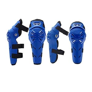 Motorcycle Knee Pads Protection MTB BMX DH Bike Cycling Elbow Drop-Resistant Been knie Elbow Protective Gear 4 stuks…