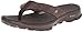 Skechers Men's Go Walk 3 - Stag Flip Flop, Chocolate, 10 M US