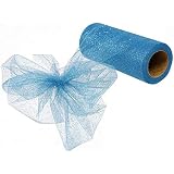Offray tulle Craft Ribbon, 15,2 cm by 22,9 m bobina White