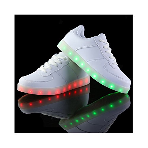 Buy Bewild Brand Deluxe Rechargeable LED LightUp Sneakers White