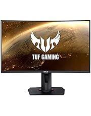 ASUS TUF Gaming VG27VQ 27” Curved Gaming Monitor 165Hz Full HD (1920 x 1080) 1ms ELMB Eye Care DisplayPort HDMI Dual-link DVI-D, BLACK