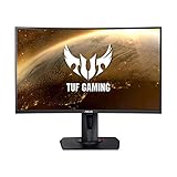 ASUS TUF Gaming VG27VQ 27” Curved Monitor, 1080P