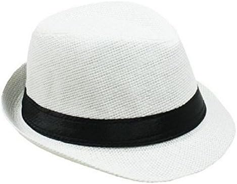 Kids Boys Girls Fedora Hat Trilby Cuban Style Upturn 1-2/8" Brim Cap Hat Panama