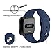 Hamile Wristbands Compatible for Fitbit Versa & Fitbit Versa Lite, Soft Silicone Sport Replacement Band Strap for Fitbit Versa Smartwatch, Small, Navy Blue