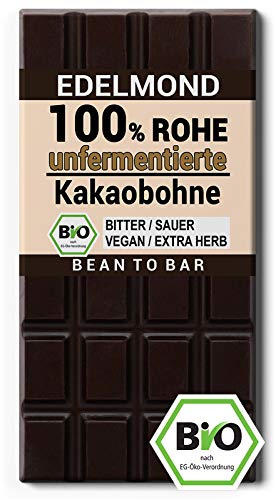 Bio Tafel aus 100% rohen, unfermentierten Kakaobohnen und einer Prise Kokosnektar - bitter, herb, sauer und pur - mehr natürl