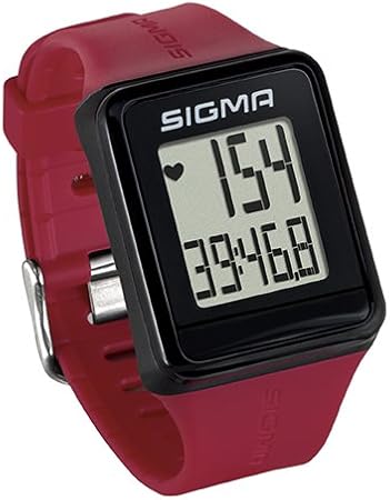 Sigma Sport ID.GO Reloj Pulsómetro, Rojo