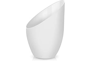 OTTOSEA 2 Pack Plastic Lampshade,5.7 inch High,4.1 inch Diameter,1.65 inch Fitter,Replacement Plastic Lamp Shade for LED Floor Lamp [White]