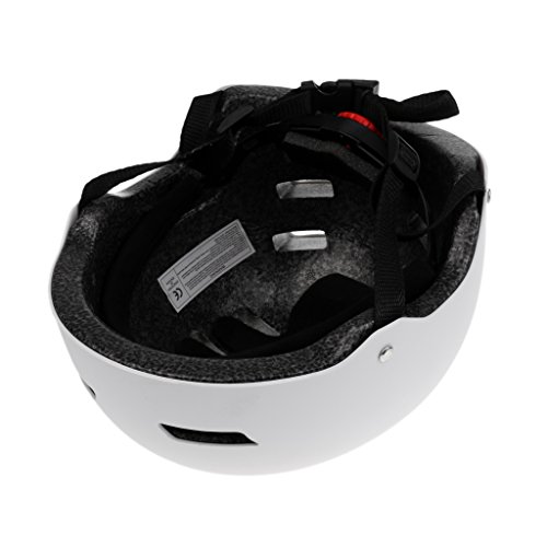Dolity Water Sports Safety Helmet & Adjustable Chin Strap for Kayak Canoe Boat Rafting Wakeboard Skateboard Cycling - Choice of Color - Dumb white