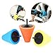 Lenmumu Drill Buffing Sponge Pads 3 Pack, 1/4''/6mm Polishing Cone, 3 Kinds of Hardness Foam Polisher Buffer Pad Sponge Ball for Automotive Car Wheels Hub Care