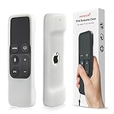 Remote Case for Apple Tv 4th / 4K Generation, Akwox Light Weight [Anti Slip] Shock Proof Silicone Remote Cover Case for New Apple Tv 4th / 4K Gen Siri Remote Controller with Lanyard
