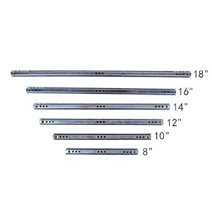 Rongxinuk 2 Fold 200mm Telescopic Metal Ball Bearing Drawer